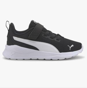 Puma Kids Black and White Athletic Sneakers